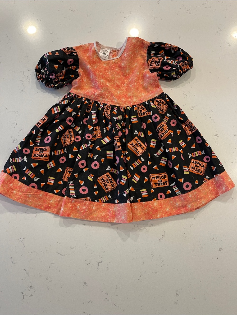 Vintage Hand Sewn Buttons And Beaux Girl’s Halloween Dress Size 4T
